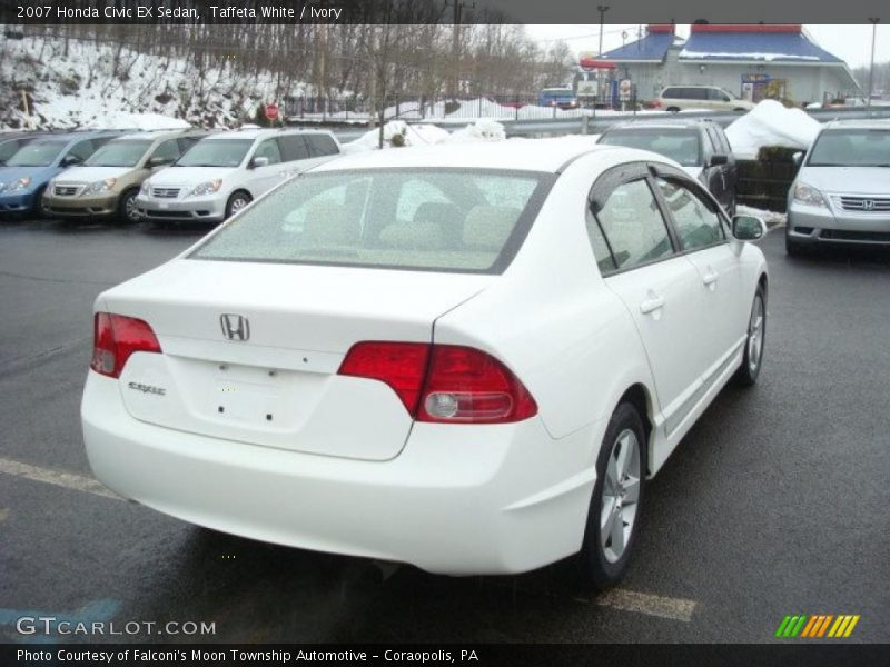 Taffeta White / Ivory 2007 Honda Civic EX Sedan
