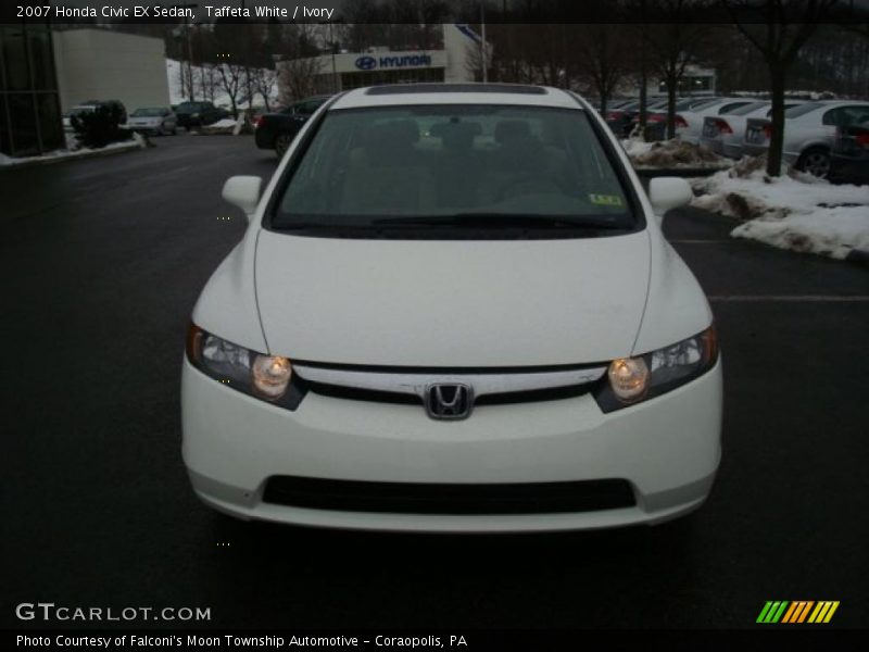 Taffeta White / Ivory 2007 Honda Civic EX Sedan