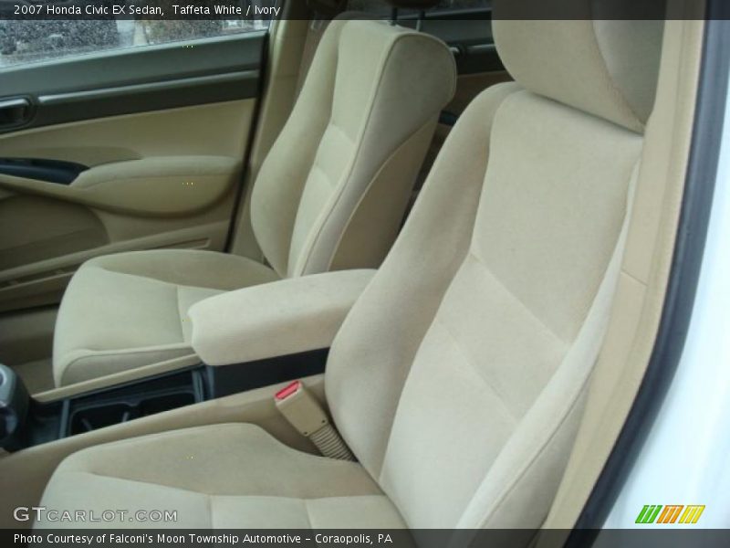 Taffeta White / Ivory 2007 Honda Civic EX Sedan