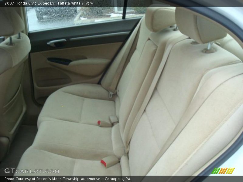 Taffeta White / Ivory 2007 Honda Civic EX Sedan