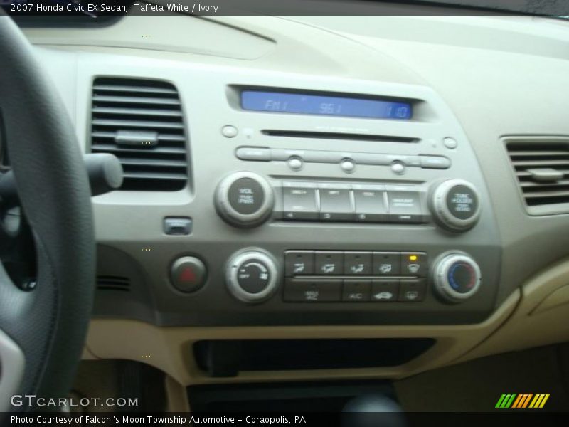 Taffeta White / Ivory 2007 Honda Civic EX Sedan
