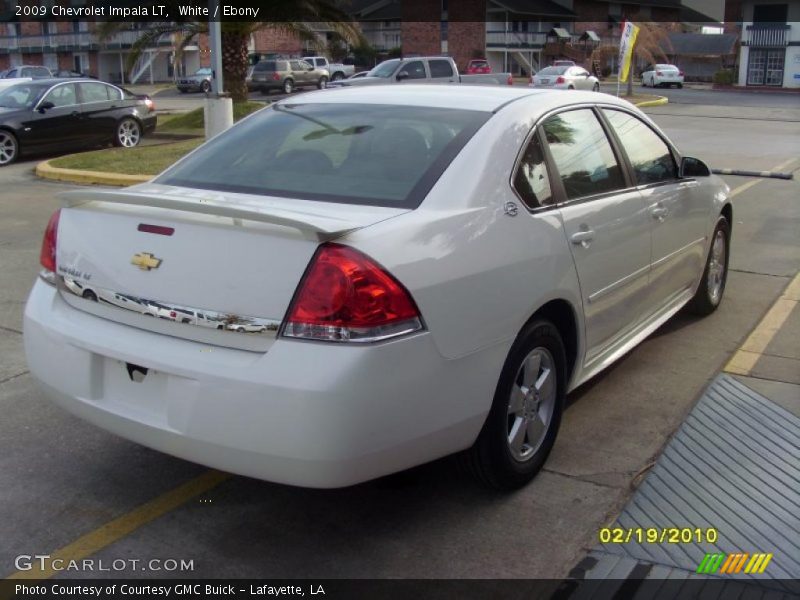 White / Ebony 2009 Chevrolet Impala LT