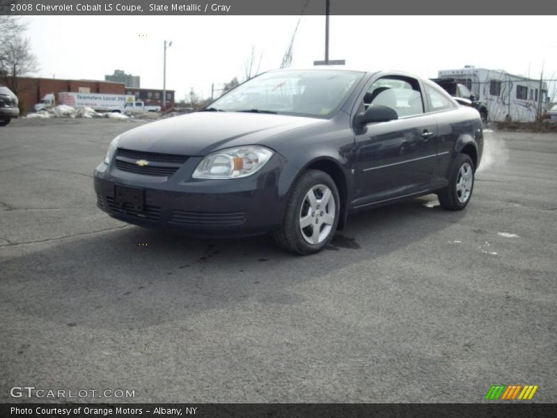 Slate Metallic / Gray 2008 Chevrolet Cobalt LS Coupe