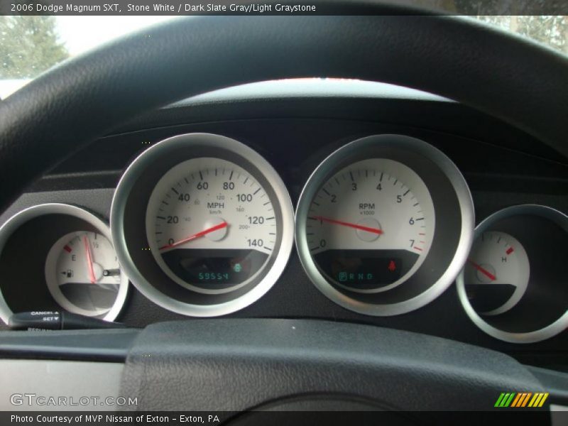 Stone White / Dark Slate Gray/Light Graystone 2006 Dodge Magnum SXT