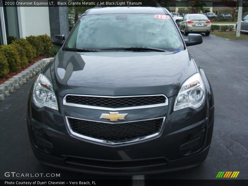 Black Granite Metallic / Jet Black/Light Titanium 2010 Chevrolet Equinox LT