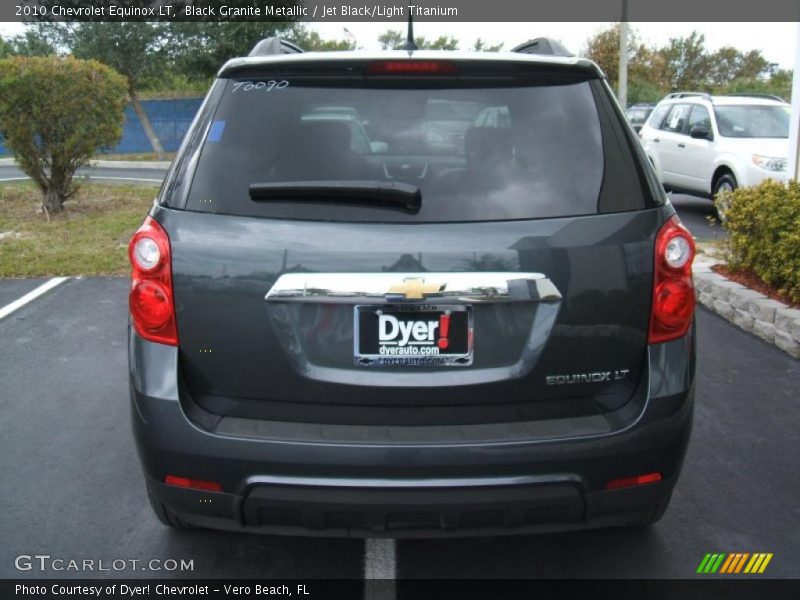Black Granite Metallic / Jet Black/Light Titanium 2010 Chevrolet Equinox LT