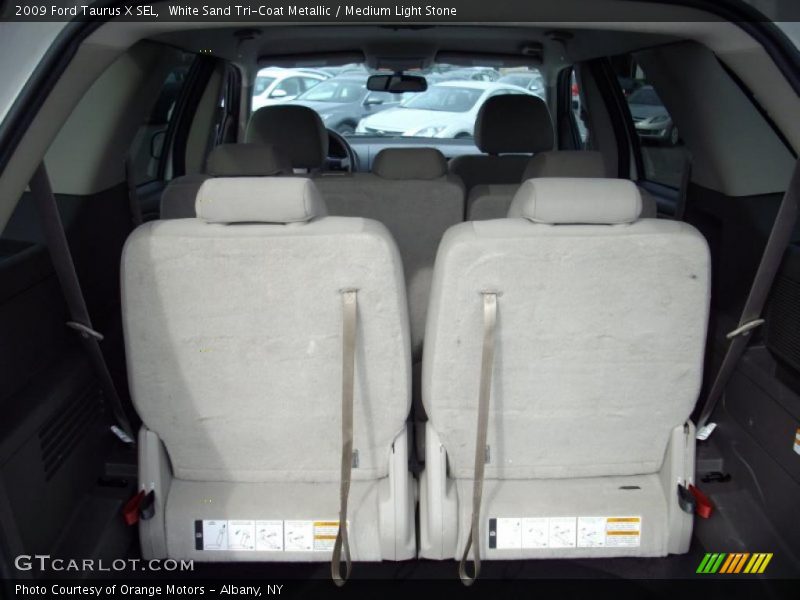 White Sand Tri-Coat Metallic / Medium Light Stone 2009 Ford Taurus X SEL