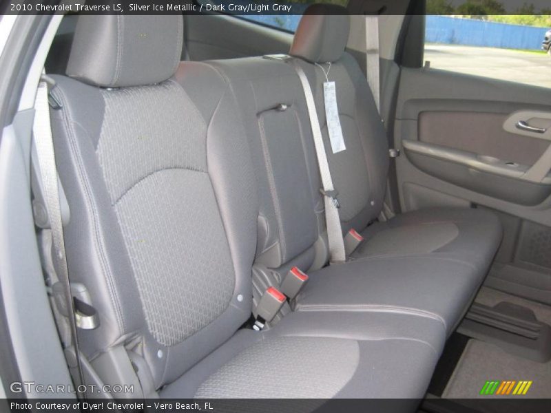 Silver Ice Metallic / Dark Gray/Light Gray 2010 Chevrolet Traverse LS