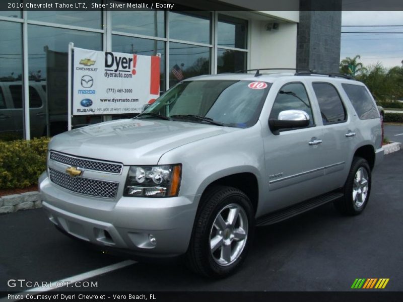 Sheer Silver Metallic / Ebony 2010 Chevrolet Tahoe LTZ