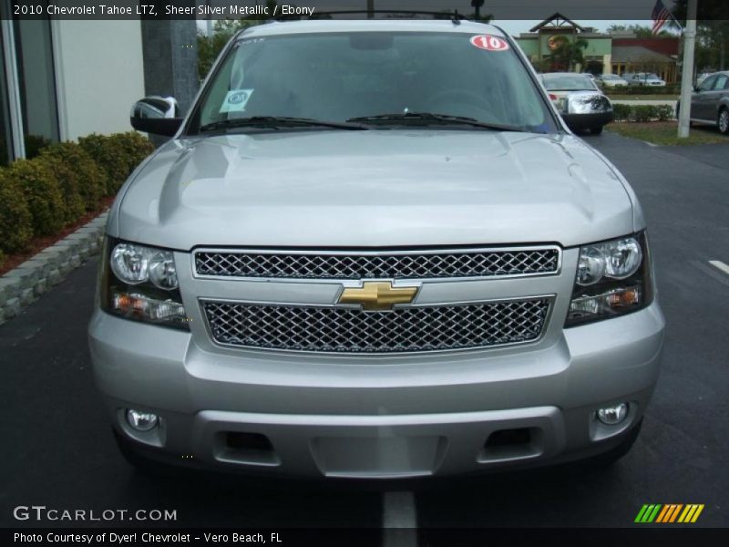 Sheer Silver Metallic / Ebony 2010 Chevrolet Tahoe LTZ