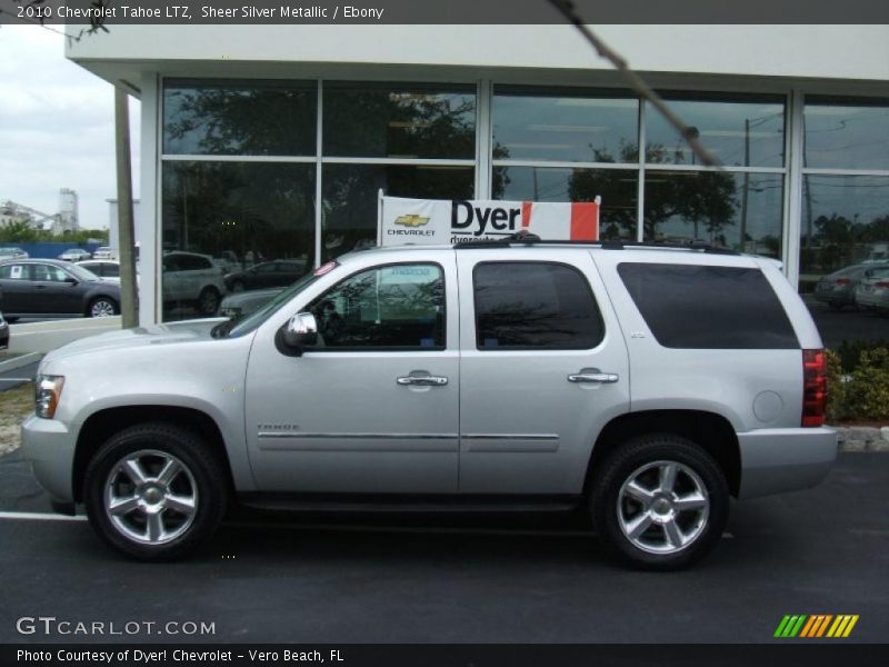 Sheer Silver Metallic / Ebony 2010 Chevrolet Tahoe LTZ