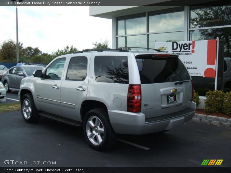 Sheer Silver Metallic / Ebony 2010 Chevrolet Tahoe LTZ