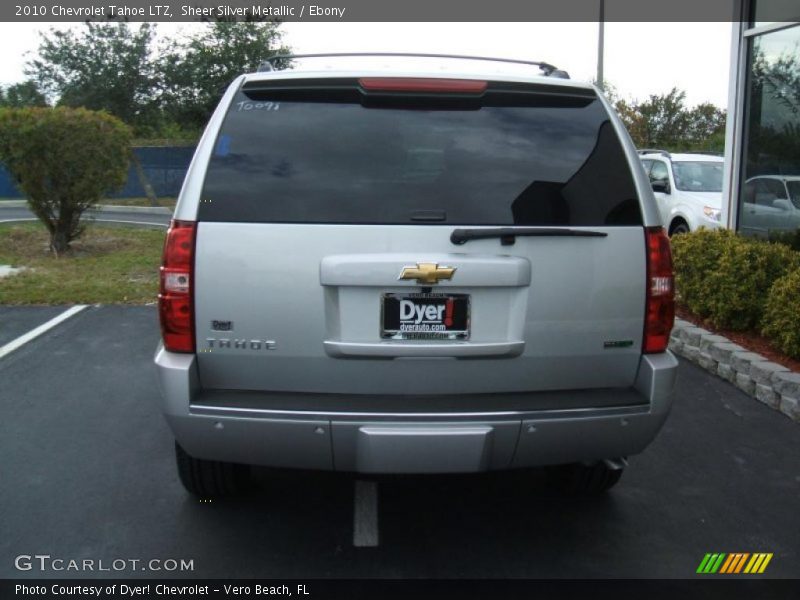 Sheer Silver Metallic / Ebony 2010 Chevrolet Tahoe LTZ