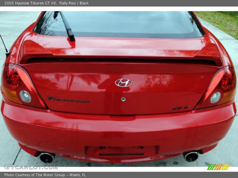 Rally Red / Black 2003 Hyundai Tiburon GT V6