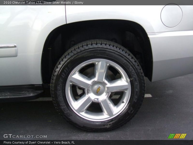 Sheer Silver Metallic / Ebony 2010 Chevrolet Tahoe LTZ