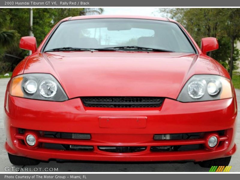  2003 Tiburon GT V6 Rally Red