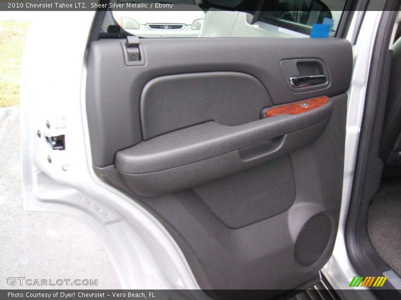 Sheer Silver Metallic / Ebony 2010 Chevrolet Tahoe LTZ