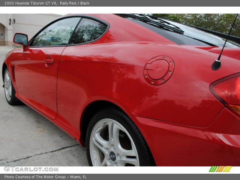 Rally Red / Black 2003 Hyundai Tiburon GT V6