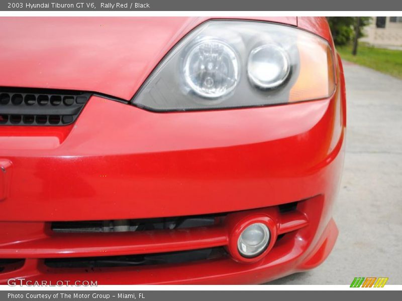 Rally Red / Black 2003 Hyundai Tiburon GT V6