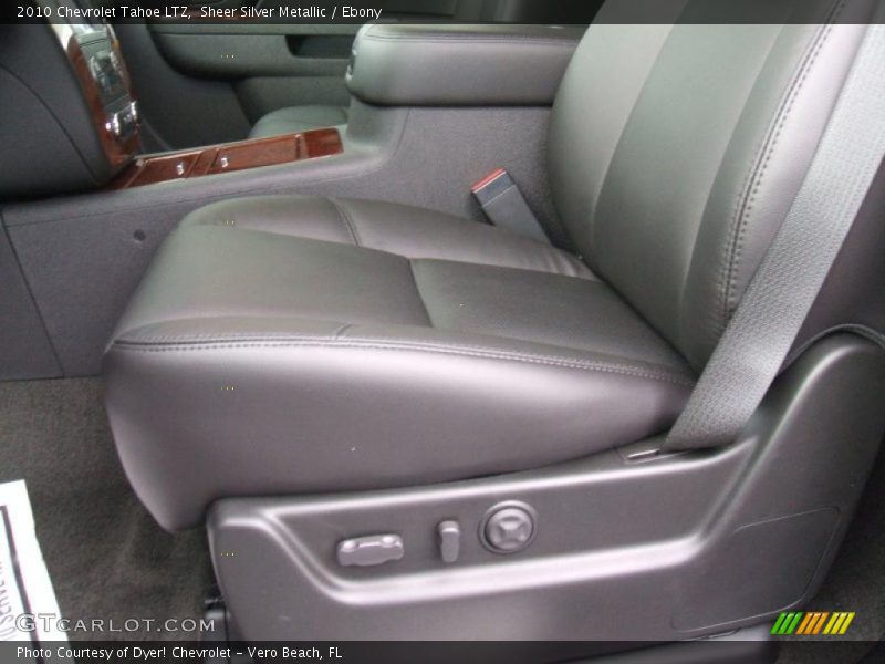 Sheer Silver Metallic / Ebony 2010 Chevrolet Tahoe LTZ