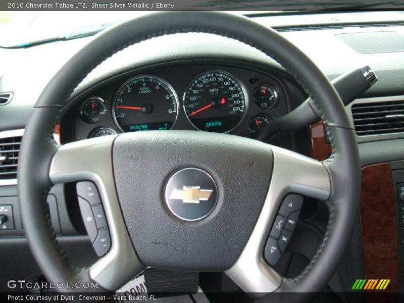 Sheer Silver Metallic / Ebony 2010 Chevrolet Tahoe LTZ