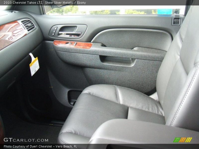 Sheer Silver Metallic / Ebony 2010 Chevrolet Tahoe LTZ
