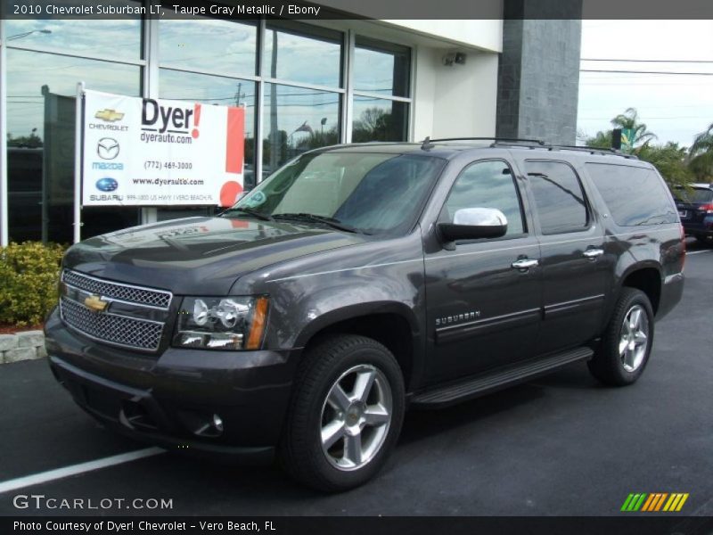 Taupe Gray Metallic / Ebony 2010 Chevrolet Suburban LT