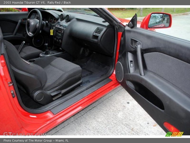 Rally Red / Black 2003 Hyundai Tiburon GT V6