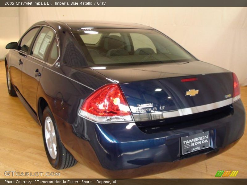 Imperial Blue Metallic / Gray 2009 Chevrolet Impala LT