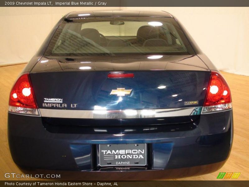 Imperial Blue Metallic / Gray 2009 Chevrolet Impala LT