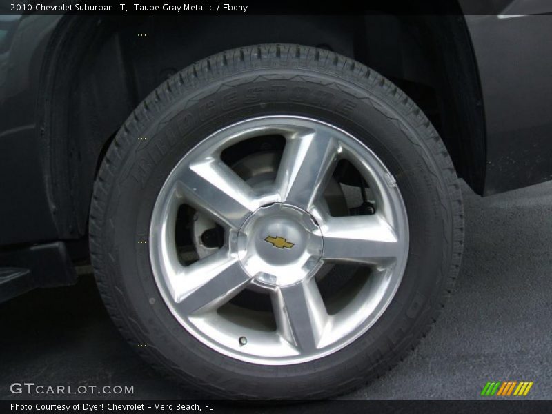 Taupe Gray Metallic / Ebony 2010 Chevrolet Suburban LT