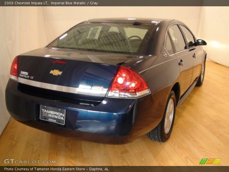 Imperial Blue Metallic / Gray 2009 Chevrolet Impala LT