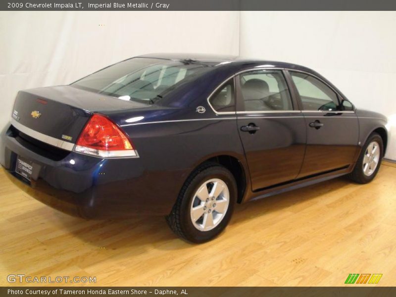 Imperial Blue Metallic / Gray 2009 Chevrolet Impala LT