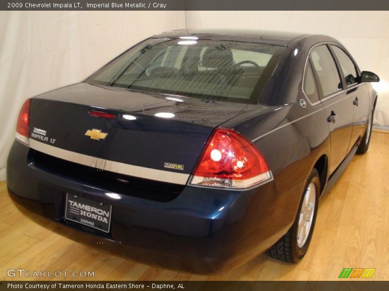 Imperial Blue Metallic / Gray 2009 Chevrolet Impala LT
