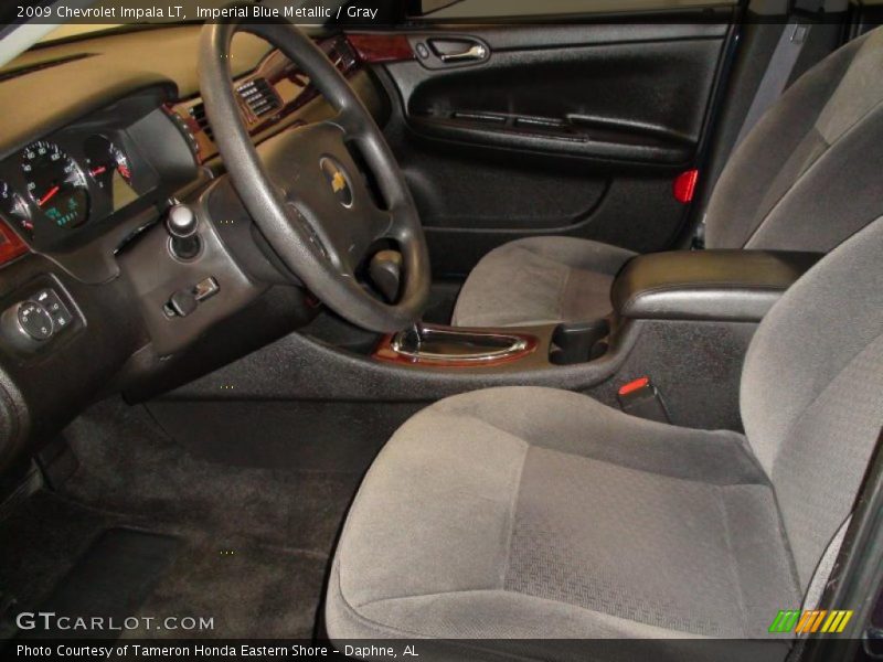 Imperial Blue Metallic / Gray 2009 Chevrolet Impala LT