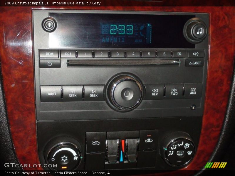 Imperial Blue Metallic / Gray 2009 Chevrolet Impala LT