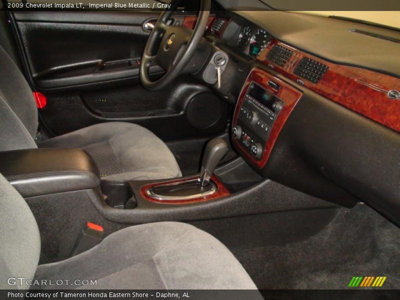 Imperial Blue Metallic / Gray 2009 Chevrolet Impala LT