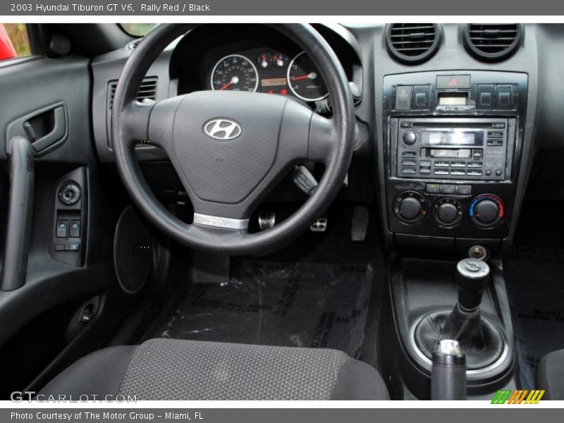 Rally Red / Black 2003 Hyundai Tiburon GT V6
