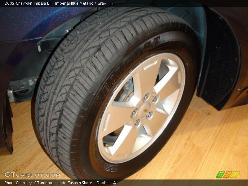 Imperial Blue Metallic / Gray 2009 Chevrolet Impala LT