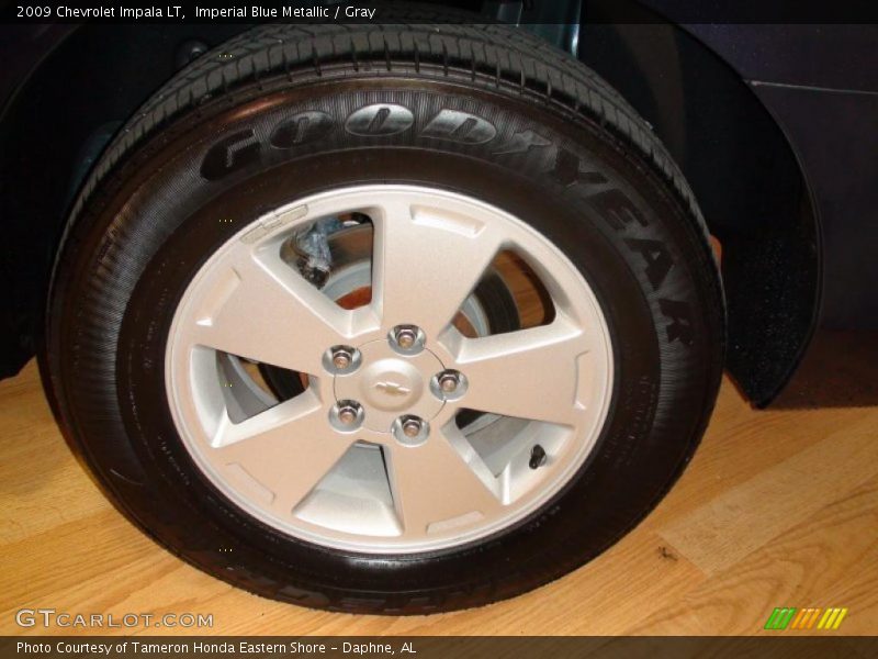 Imperial Blue Metallic / Gray 2009 Chevrolet Impala LT