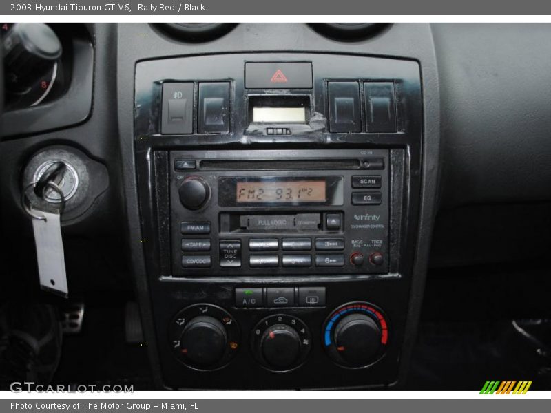 Rally Red / Black 2003 Hyundai Tiburon GT V6