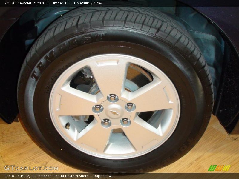 Imperial Blue Metallic / Gray 2009 Chevrolet Impala LT