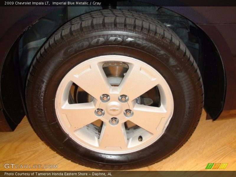 Imperial Blue Metallic / Gray 2009 Chevrolet Impala LT