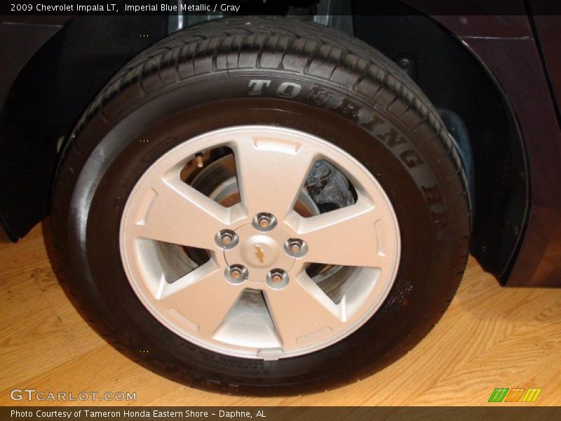 Imperial Blue Metallic / Gray 2009 Chevrolet Impala LT