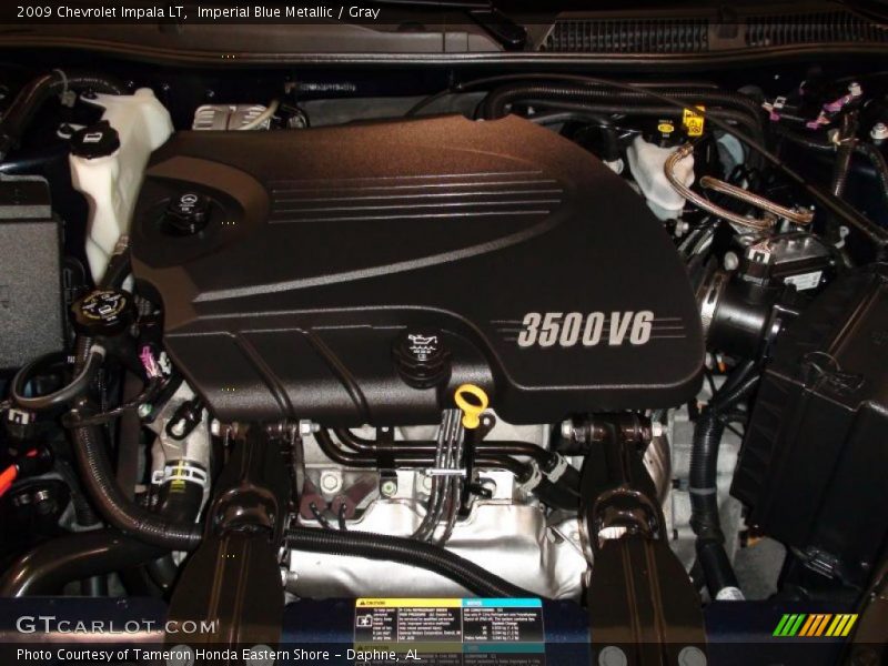 Imperial Blue Metallic / Gray 2009 Chevrolet Impala LT