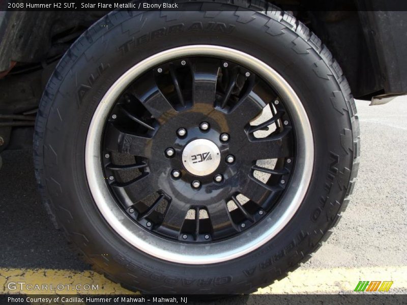 Solar Flare Metallic / Ebony Black 2008 Hummer H2 SUT
