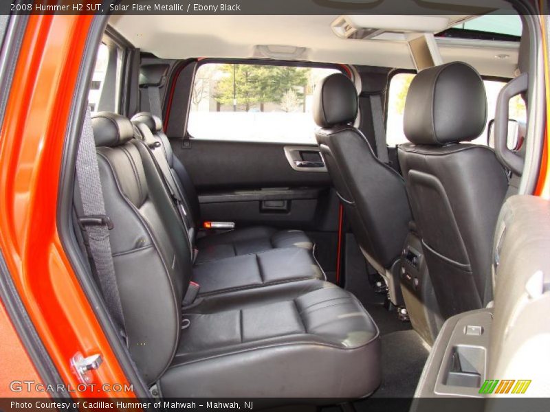 Solar Flare Metallic / Ebony Black 2008 Hummer H2 SUT