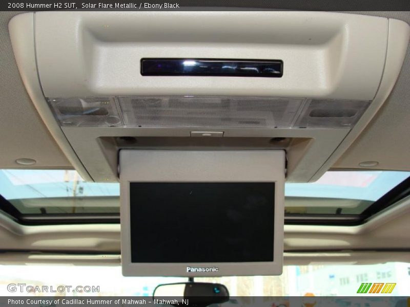 Solar Flare Metallic / Ebony Black 2008 Hummer H2 SUT