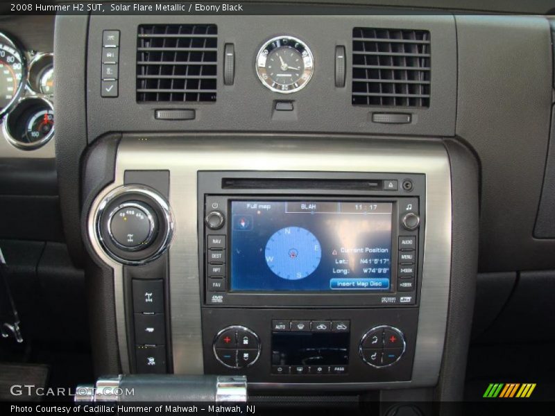 Solar Flare Metallic / Ebony Black 2008 Hummer H2 SUT