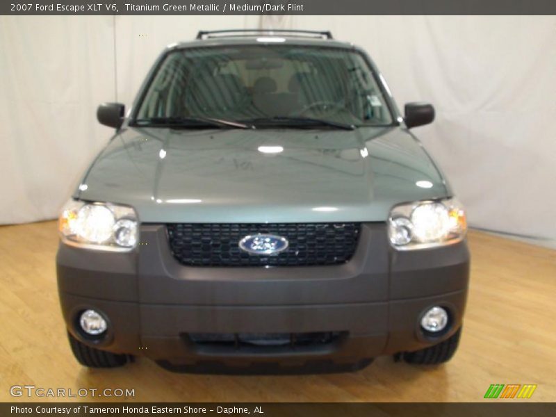 Titanium Green Metallic / Medium/Dark Flint 2007 Ford Escape XLT V6